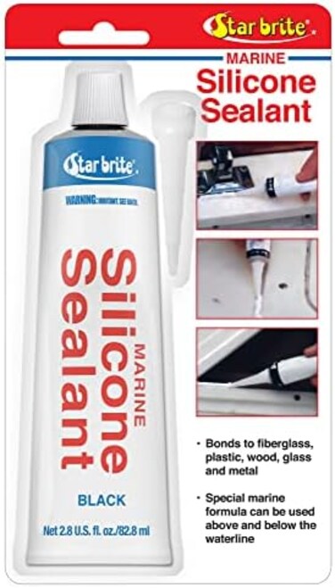 STAR BRITE Silicone Sealant Black 2.8 OZ. (082103)