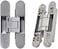 TamBee Invisible Hinge Hidden Door Hinges for Secret Door Concealed Door Hinge Outswing Hidden Door Hinges for Secret Doors 3 Way Adjustable Butt Hinge 7inch 2PCs