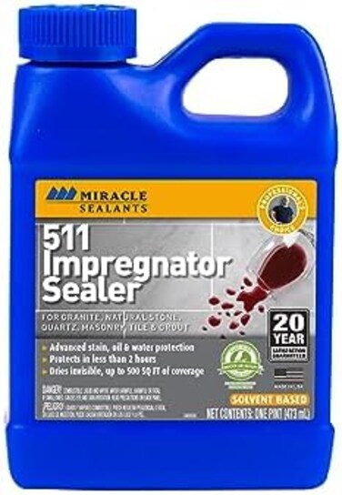 ميركيل سيلانتس سدادة تشريب 511 PT SG للحجر والبلاط والاردواز والسيراميك والكوارتز 16 اونصة، 1 باينت