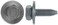 Clipsandfasteners Inc (25) 5/16-18 x 1" Body Bolts 1/2" Hex 7/8" Washer