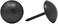 ComfortStyle Premium Grade Upholstery Tacks, Nailhead Decorative Trim for Furniture, 7/16-inch Diameter Small Black
