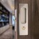 CCJH Invisible Barn Door Locks Handle with 3 Keys for Sliding Barn Wooden Door Furniture Hardware (Silver)