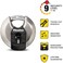 Master Lock M50XD Magnum Heavy Duty Stainless Steel Discus Padlock with Key