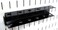 Wall Control Pegboard Screwdriver Holder Bracket Slotted Metal Pegboard Accessory Pegboard and Slotted Tool Board &ndash; Black