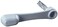 CRL Sliding Patio Door Latch Lever for Milgard, White