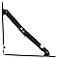 JR Products 20735 Folding Shelf Bracket - Brown, 7.75" x 7.75" x 11.75