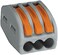 WAGO 222-413 LEVER-NUTS 3 Conductor Compact Connectors