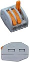 WAGO 222-413 LEVER-NUTS 3 Conductor Compact Connectors