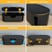 D-Line Cable Management Box   Hide and Conceal Power Strips and Electrical Cords from TVs, Computers, Gaming Consoles and PCs   Cord Organization (Small, Black)