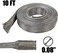 Electriduct 1/8" Tinned Copper Metal Braid Sleeving Flexible EMI RFI Shielding Wire Mesh (0.08" Diameter) - 10 Feet