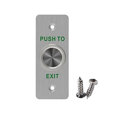 UHPPOTE Momentary Push to Exit Button Outdoor Waterproof Rated IP68 for Door Access Control