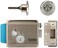 AMOCAM [Upgrade Version] Electric Electronic Door Lock Stainless Steel 6pcs Computer Key DC 12V E-lock Support Wooden Glass Metal Fireproof Door for Video Door Phone Doorbell Intercom Access Control