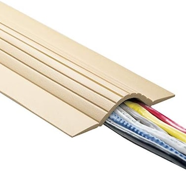 UT Wire UTW-CPL5-BG 5' Cable Blanket Low Profile Cord Cover and Protector, Beige