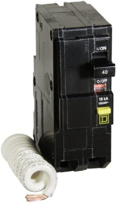 Schneider Electric Square D QO240GFICP QO 40-Amp Two-Pole GFCI Breaker