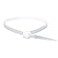 Monoprice Cable Tie 8 inch 40LBS, 100pcs/Pack - White