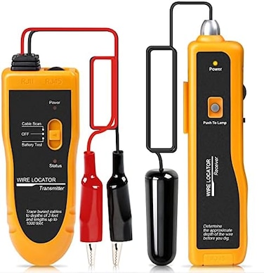 KOLSOL Underground Wire Locator Cable Tester F02 with Earphone for Locate Wires and Control Wires Cables Pet Fence Wires