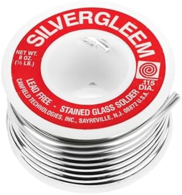 Canfield Lead Free Silvergleem Solder Wire - 1/2 Lb Spool