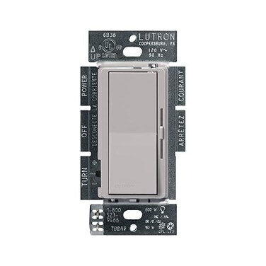 Lutron DVCL-153P-GR LED+ Dimmer Switch, 1 pack, Gray