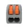 Wago 222-412 LEVER-NUTS 2 Conductor Compact Connectors 100 PK