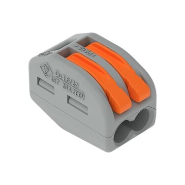 Wago 222-412 LEVER-NUTS 2 Conductor Compact Connectors 100 PK
