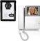 AMOCAM Video Door Phone System, 4.3 Inch Clear LCD Monitor Wired Video Intercom Doorbell Kits, Night Vision Camera Door Bell Intercom, Doorphone Telephone style for Home Improvement