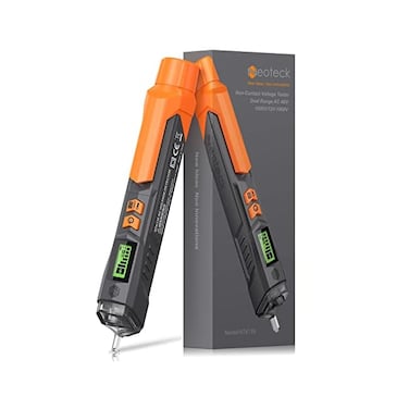 Neoteck Voltage Tester/Non Contact Voltage Tester 12-1000V/48-1000V Adjustable Sensitivity AC Voltage Detector Tester Pen Live/Null Wire Tester with LCD Display Buzzer Alarm Wire Breakpoint Finder