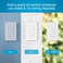 Lutron Caseta Smart Lighting Pico Remote, For Wireless Light Bulbs and Lamps, Works w/Alexa, Apple Homekit, Google Home (Hub Required), 3-Way, Batteries Included, PJ2-3BRL-WH-L01R, White
