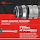 Ingersoll Rand 114Gqc Air Hammer - 3 Pc Chisel Set With Tapered Punch, Panel Cutter, Flat Chisel, 2-5/8 Inch Stroke, 3500 Bpm, Lightweight, Compact, Gray