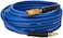 Estwing E1450PVCR 1/4" x 50' PVC / Rubber Hybrid Air Hose with Brass NPT Industrial Fitting and Universal Quick Connect Coupler