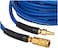 Estwing E1450PVCR 1/4" x 50' PVC / Rubber Hybrid Air Hose with Brass NPT Industrial Fitting and Universal Quick Connect Coupler