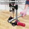 Milescraft 1318 Drillmate Portable Drill Guide - Multi-Angle Attachment Compatible With Most 3/8 In. Accessories Self-Centering Base Readouts