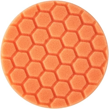 Chemical Guys BUFX_102_HEX5 Hex-Logic Medium-Heavy Cutting Pad, Orange (5.5 Inch Pad made for 5 backing plates)