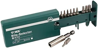Wiha 79242 11 Piece Torx Bit Selector (T5-T30)