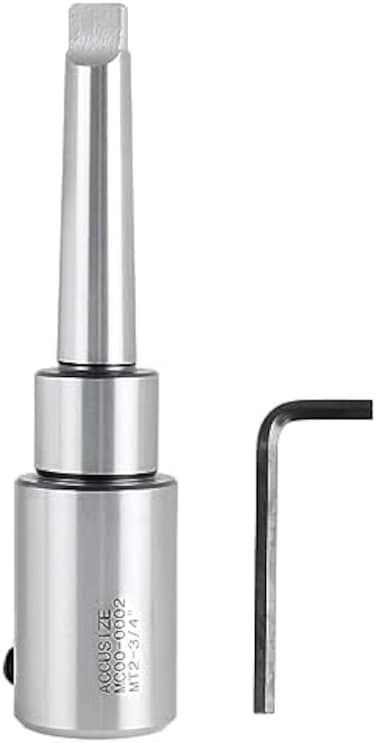 Accusize Industrial Tools Annular Cutter Arbor, Mt2 to 3/4'' Weldon Shank for Drill-Use Annular Cutter on Drill Press, Mc00-0002