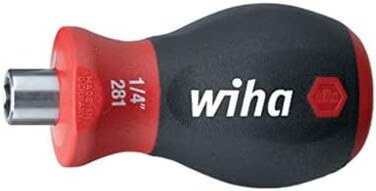 Wiha 28103 Magnetic 1/4 Bit Holder, Stubby, 57mm, One Size