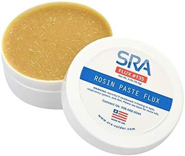 SRA Soldering Products Rosin Paste Flux Beige 2ounce