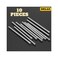 Drilax 10 Pcs 0.3cm Diamond Drill Bit Hole Saw Core Coated Glass Masonry Tools