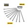 Drilax 10 Pcs 0.3cm Diamond Drill Bit Hole Saw Core Coated Glass Masonry Tools