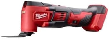 Milwaukee 2626-20 M18 18V Lithium Ion Cordless 18,000 OPM Orbiting Multi Tool with Woodcutting Blades and Sanding Pad with Sheets Included (Battery Not Included, Power Tool Only)