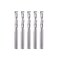 HOZLY 1/8 Inch Shank Carbide End Mills Up &amp; Down Cut CNC Spiral Router Bits 2 Flutes Milling Cutter Compression Router Bit for Engraving Milling Woodworking Pack of 5