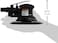 Ingersoll Rand 300G Edge Series 6" Air Random Orbit Sander with 360 Degree Swivel Vacuum Adapter, Powerful 1/5 HP Motor, Lightweight, Low Vibration, Diffused Rear Exhaust, Black