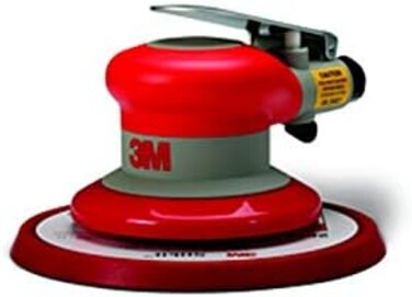 Cubitron 3M Random Orbital Sander &ndash; Pneumatic Palm Sander &ndash; 6&rdquo; x 3/16&rdquo; Diam. Orbit &ndash; Stikit Disc Pad &ndash; For Wood, Composites, Metal &ndash; Original Series