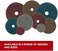 Cubitron Scotch-Brite Surface Conditioning Disc for Sanding - Metal Surface Prep - Hook and Loop - Aluminum Oxide - Medium Grit - 4.5" diam. - Pack of 10