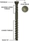 Camo NATIONAL NAIL 345144 700CT 2-3/8 Trim Screw