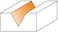 CMT 858.001.11 60&deg; Laser Point Bit, 1/4-Inch Shank, 1/2-Inch Diameter