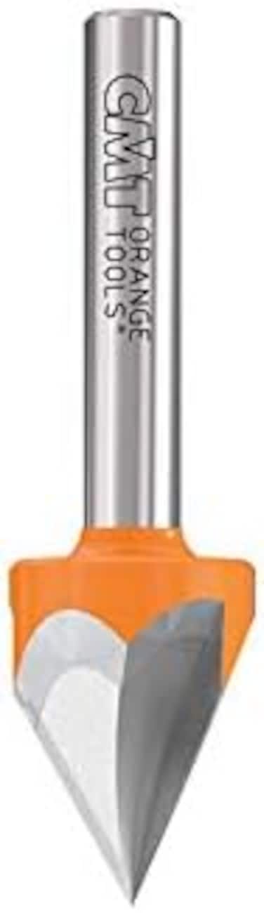 CMT 858.001.11 60&deg; Laser Point Bit, 1/4-Inch Shank, 1/2-Inch Diameter