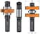 CMT 800.625.11 Adjustable Tongue &amp; Groove Bit Set For Mission Style Cabinet Doors, 1/2-Inch