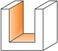 CMT 191.507.11 Solid Carbide Upcut Spiral Bit, 1/2-Inch Diameter by 4-Inch Length, 1/2-Inch Shank,Silver