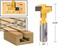Yonico 14189 - T Slot Router Bit, Width: 1-1/8", Height: 5/16" - 1/2" Shank
