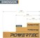 POWERTEC 71002 Abrasive Cleaning Stick for Sanding Belts &amp; Discs 8-1/2"   Natural Rubber Eraser - Woodworking Shop Tools for Sanding Perfection